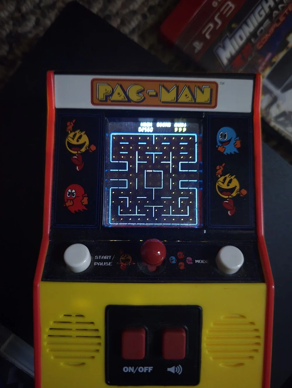 Arcade Yellow & Red Pac-Man Twin Mini Arcade Set 2 Pacman Games
